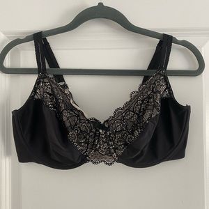 Bali black lace bra